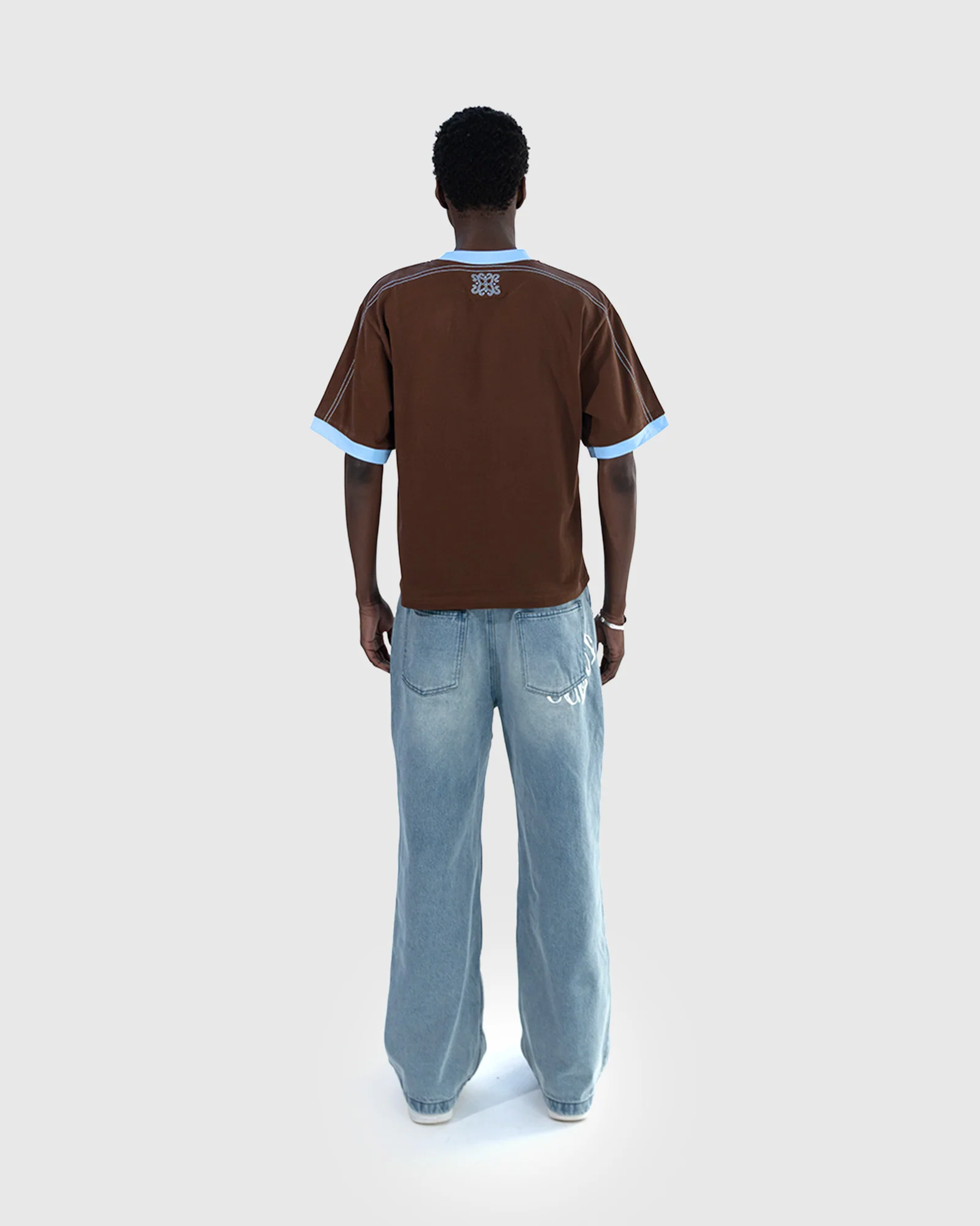 Brown & Blue Set - Tee - Image 5